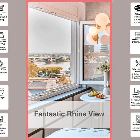 Hidden Treasure Business Apartment Mainz - Fantastic Rhine View In Center Of Mainz Old Town Bagian luar foto