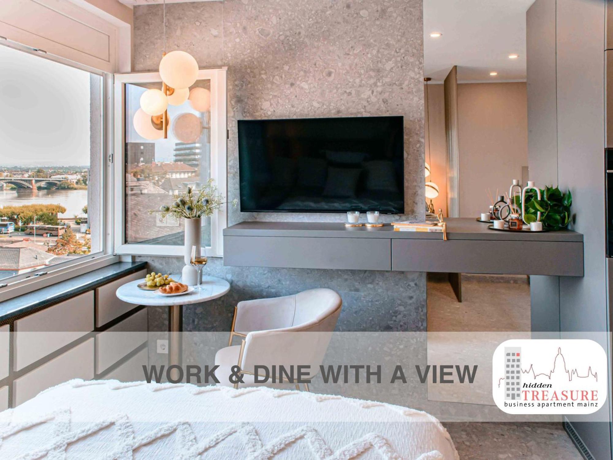 Hidden Treasure Business Apartment Mainz - Fantastic Rhine View In Center Of Mainz Old Town Bagian luar foto